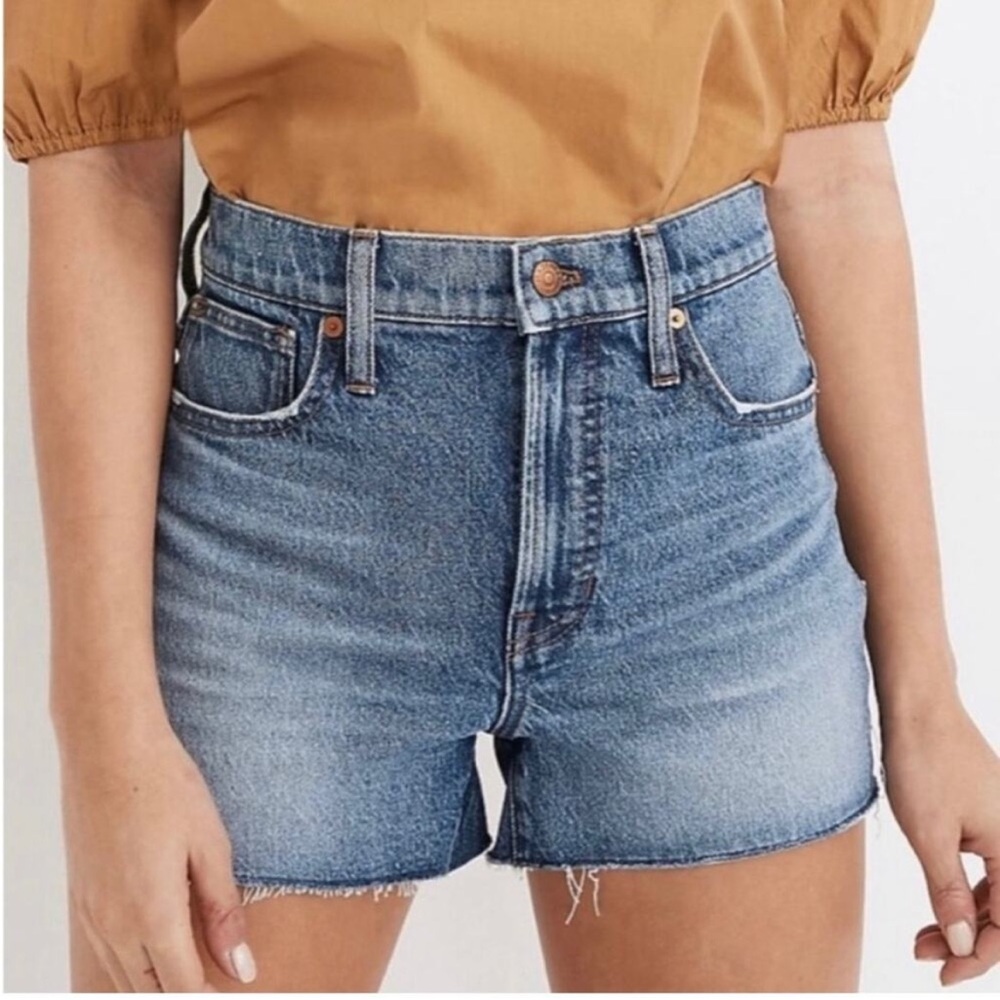 Madewell The Perfect High Rise Jean Short  Cut Off 26